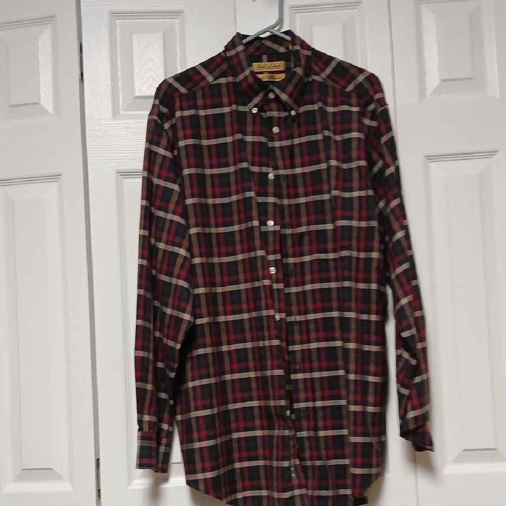 Pendleton Red and Black Casual Button Down Shirt